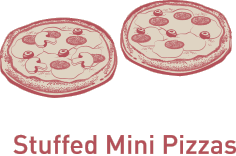 Stuffed Mini Pizzas