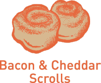 Bacon & Cheddar Scrolls